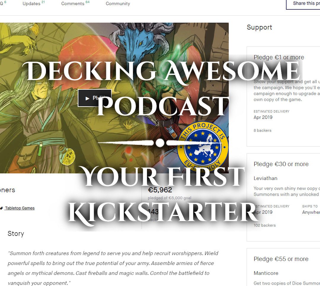 Decking Awesome Podcast Your First Kickstarter